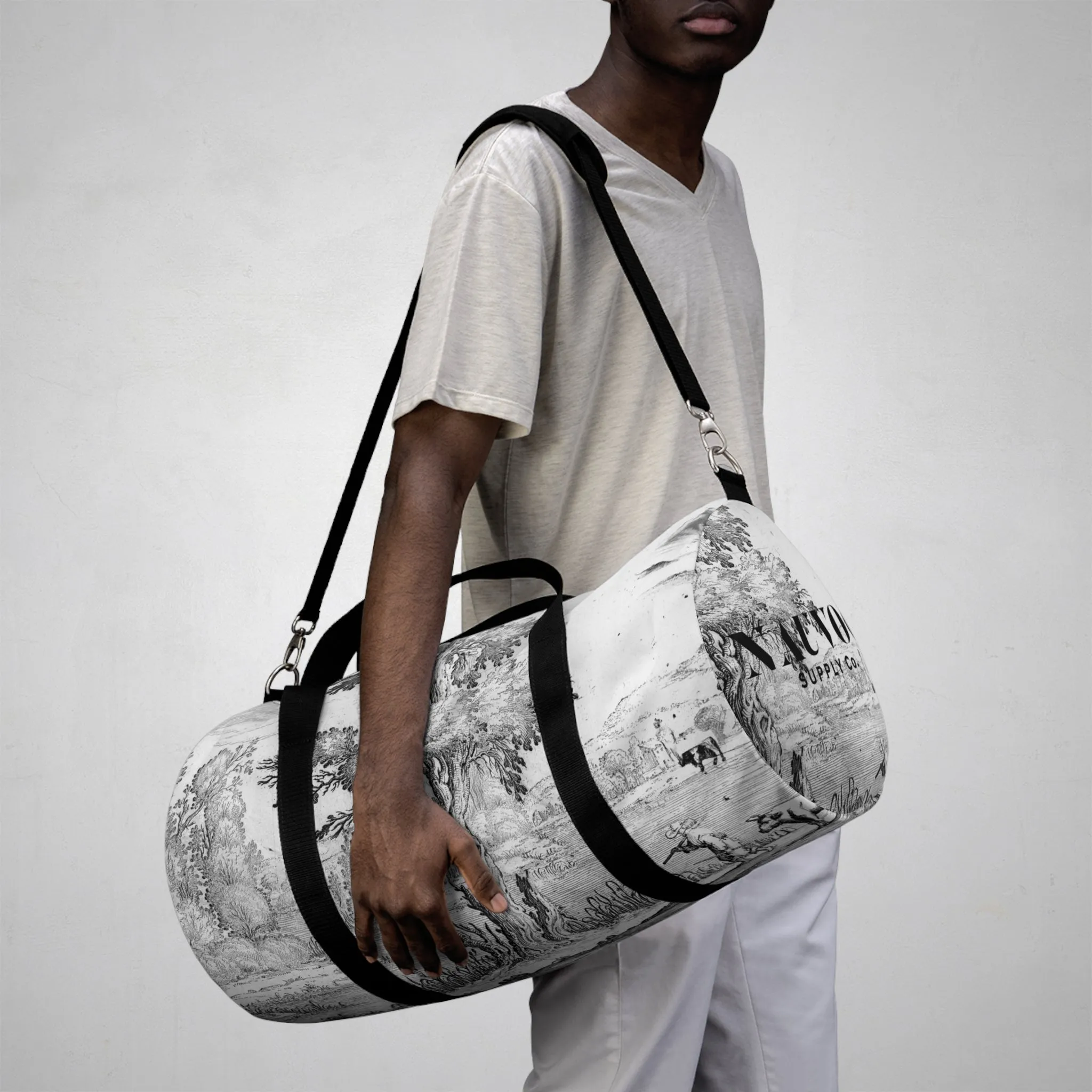 Nauvoo Supply Winter White Duffel Bag