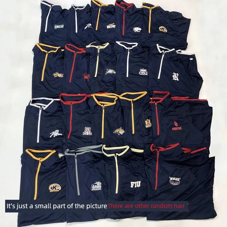 NCAA Lightweight Warm-up Long-Sleeved Sports T-shirt Basketball