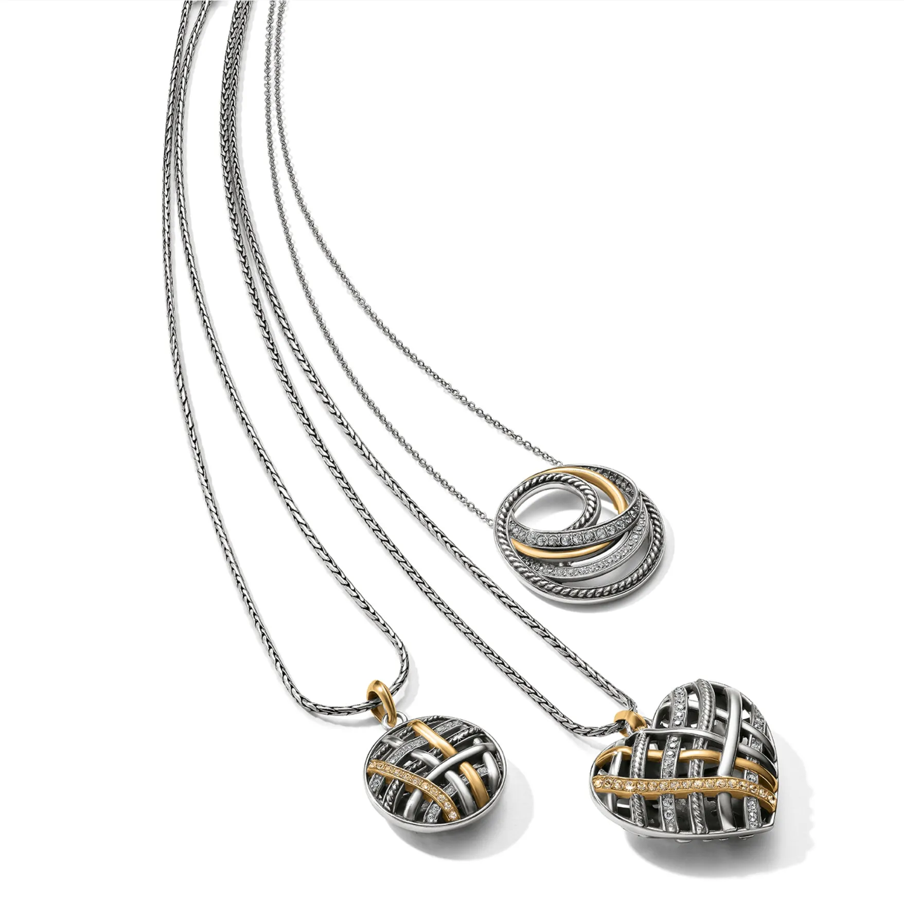 Neptune’s Rings Convertible Reversible Heart Necklace
