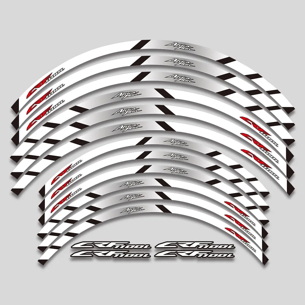 New For HONDA CRF1100L Africa Twin crf 1100 l Motorcycle Inch Inner Wheel Rim Hub Decal Decoration Waterproof Reflective Sticker