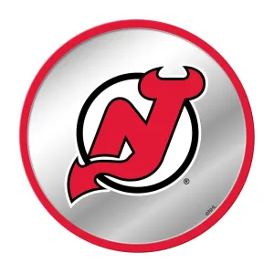 New Jersey Devils: Modern Disc Mirrored Wall Sign