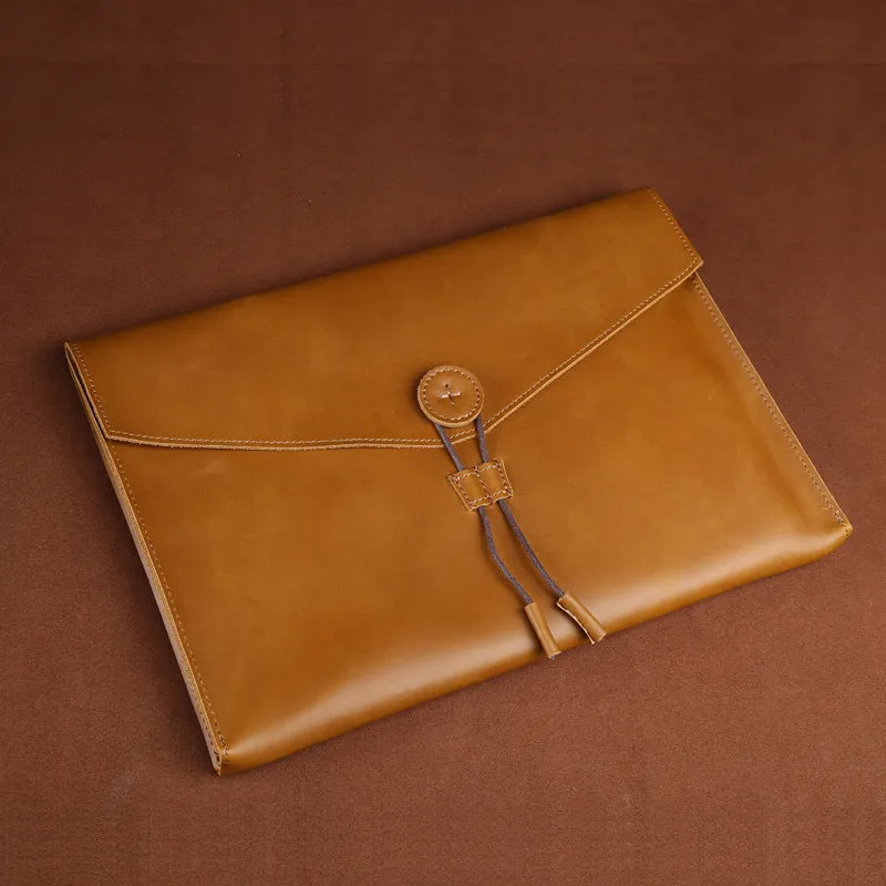 new real leather men bag men business leisure briefcase fashion retro A4 file package