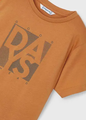 NEW SS24 Mayoral Boys T-shirt Orange/46 170