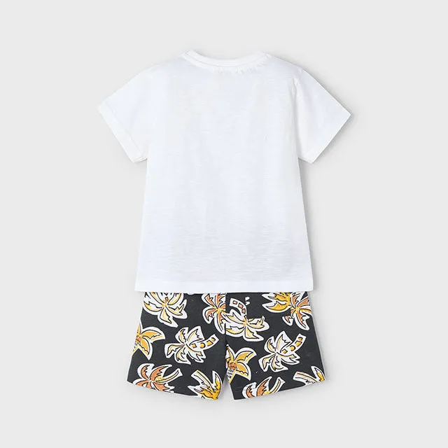 NEW SS25 Mayoral Boys Shorts Set 3604 Palms/72