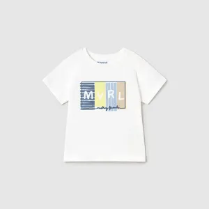 NEW SS25 Mayoral Boys t shirt 1060 White