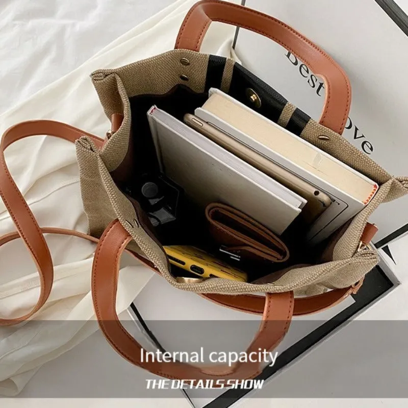 New Trendy Simple Business Briefcase, Portable Lightweight Shoulder Bag