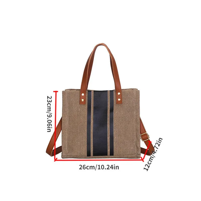 New Trendy Simple Business Briefcase, Portable Lightweight Shoulder Bag