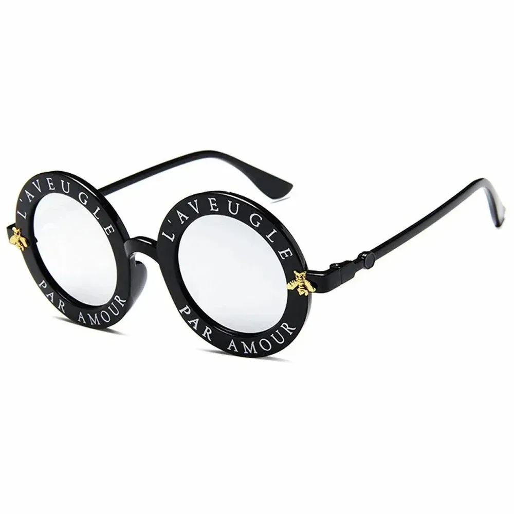 New Vintage Small Round Sunglasses for Women