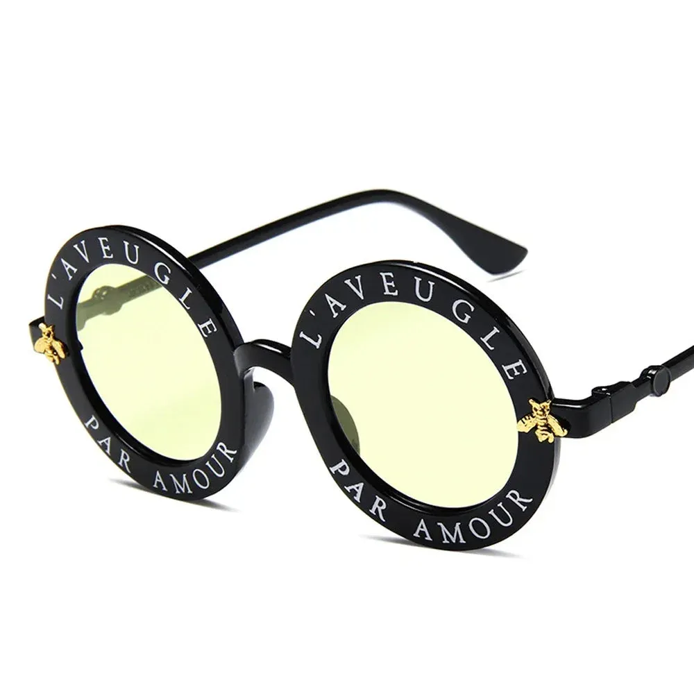 New Vintage Small Round Sunglasses for Women