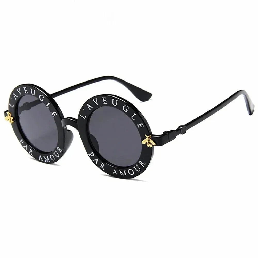 New Vintage Small Round Sunglasses for Women