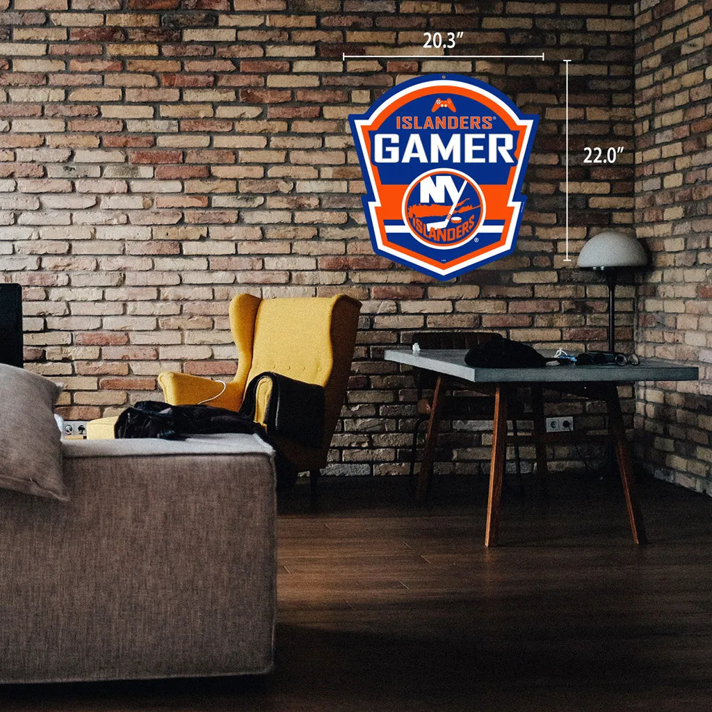 New York Islanders 22" Gamer Controller Sign - PVC