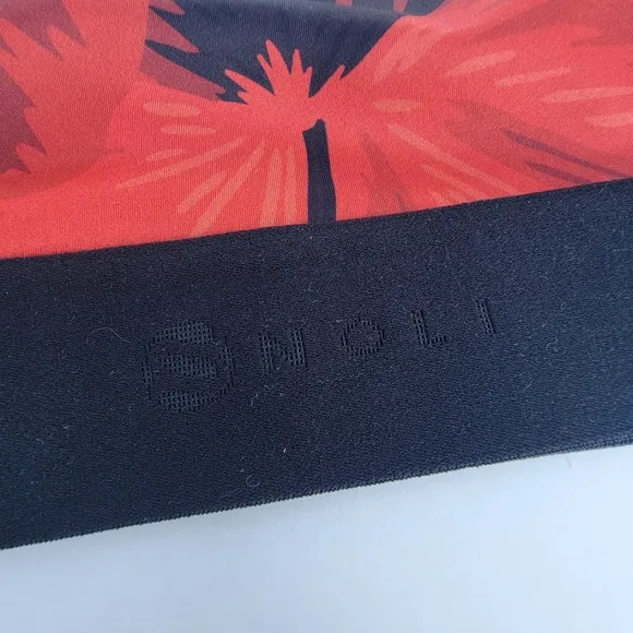NOLI Studio Flora Leaf print Sports Yoga bra NWT Medium
