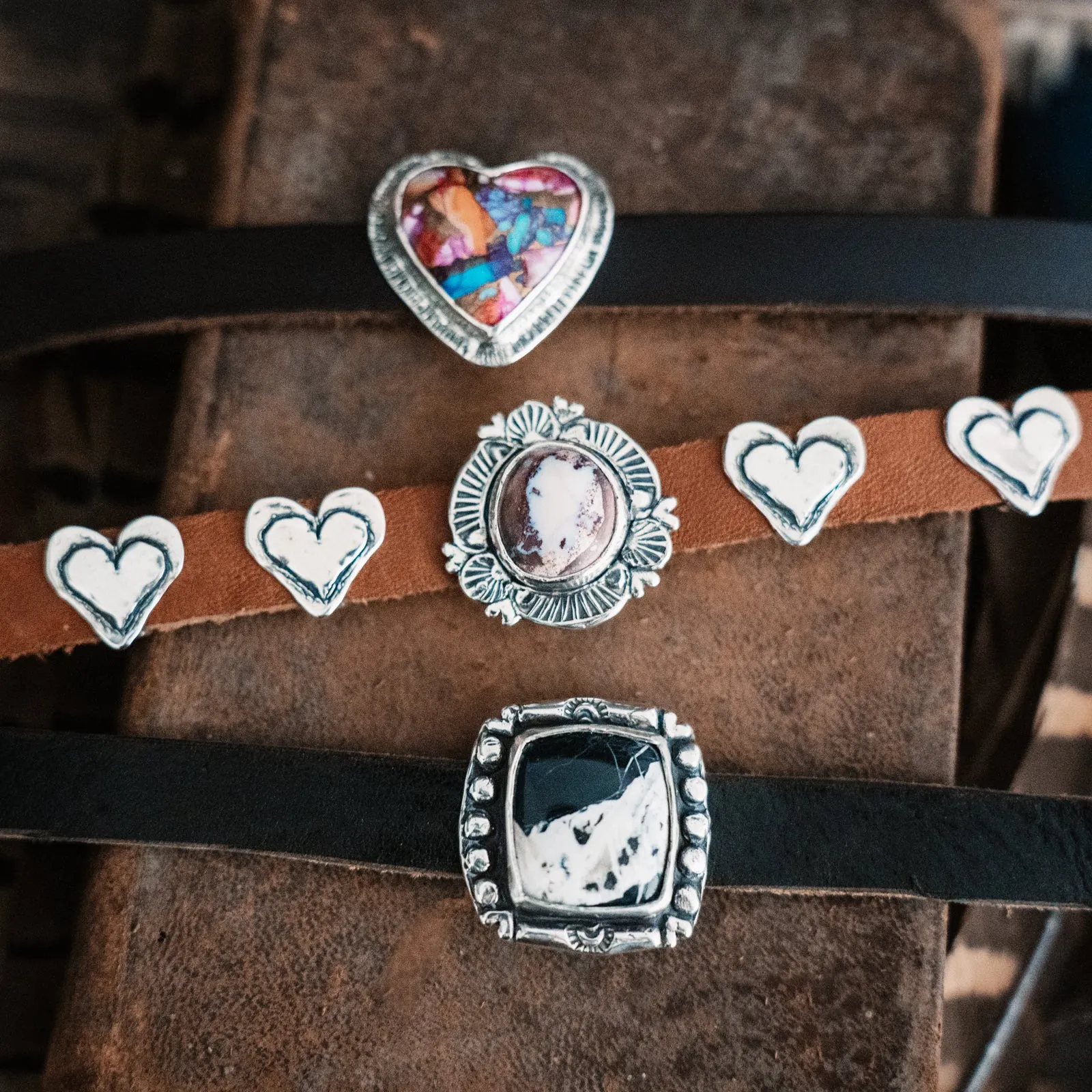 Nomad Rising Sun Cantera Opal  Bracelet
