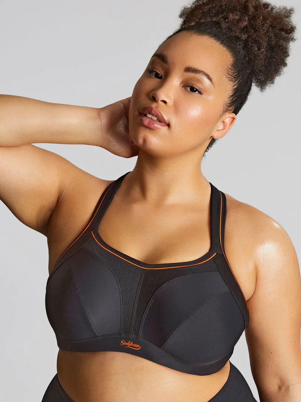 Non Padded Sports Bra - Black