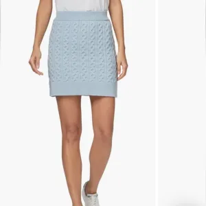 NWOT Paige Juliet Cable Wool Blend Sweater Skirt in Sky Blue – Sz L