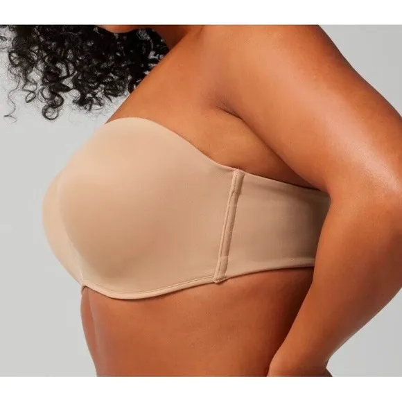 NWT Soma Stunning Starlet Strapless Bra In Soft Tan 36C Underwire Padded
