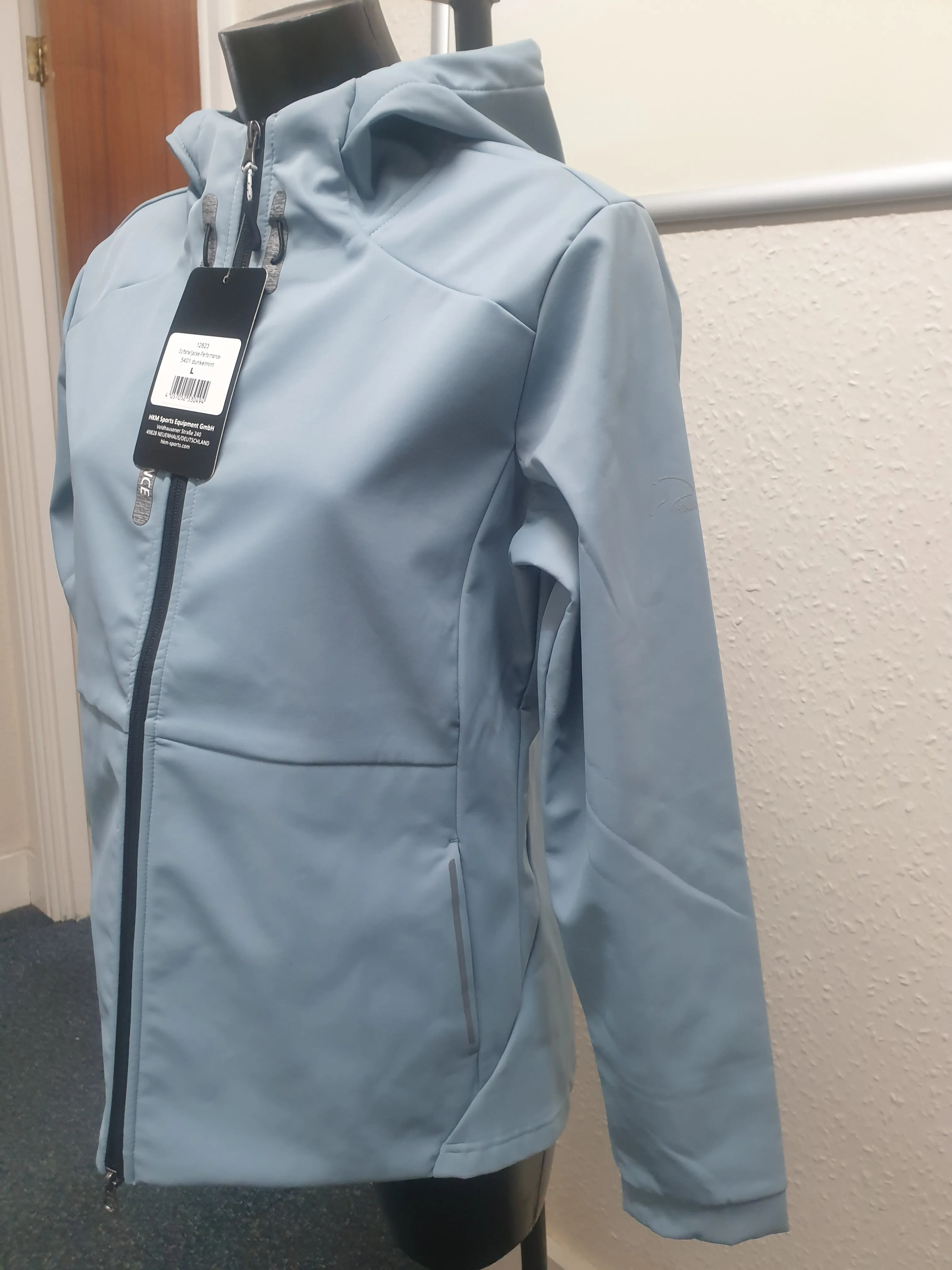 🎃OCTOBER CLEARANCE🎃 NEW WITH TAGS Duckegg blue HKM showerproof jacket FREE POSTAGE  🟢