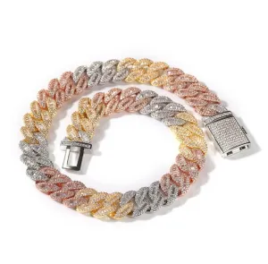 OMBRE CUBAN LINK CHAIN