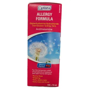 Option  Allergy Formula 115mL