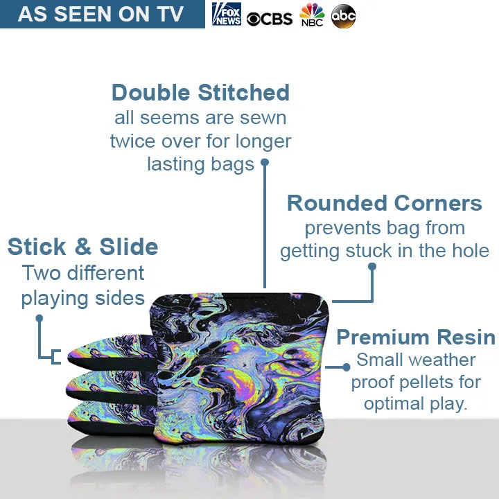 Paint Swirl Cornhole Bags