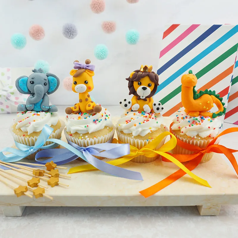 PAPER LOOT BAGS W STICKERS STRIPE 8PC