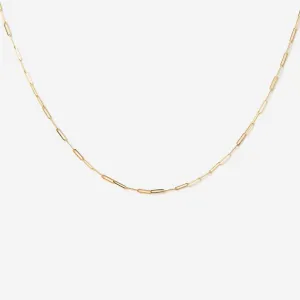 Paperclip Link Chain Necklace