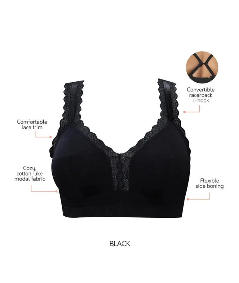 Parfait Dalis Wire-free Bralette - Black