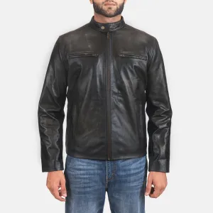 Pastoral Leather Biker Jacket