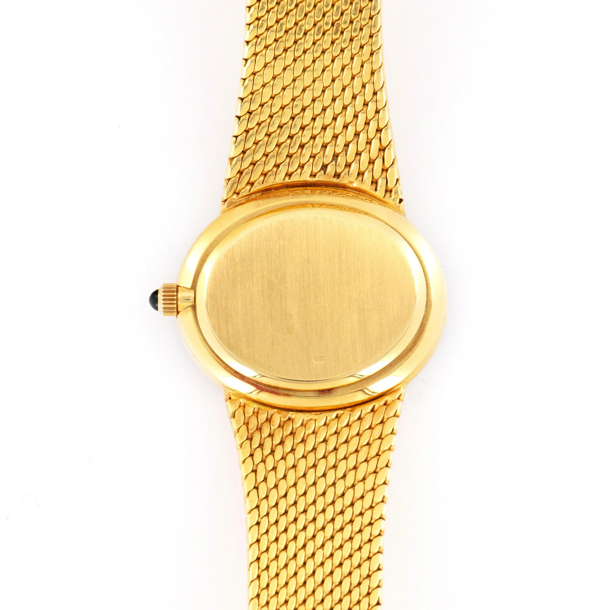 Patek Philippe Yellow Gold Onyx Diamond Watch