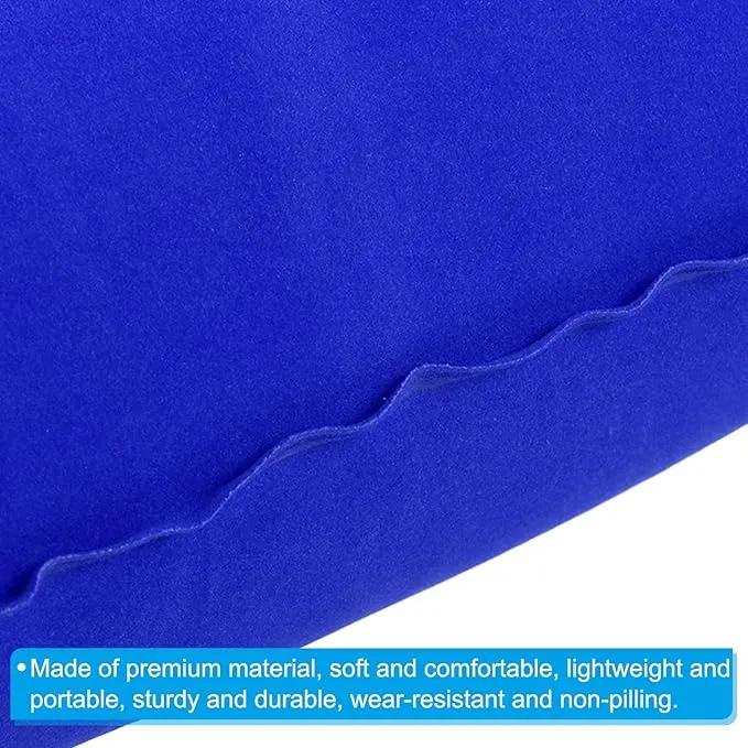 PATIKIL Inflatable Pillow, 3 Pack Ultralight Camping Travel Pillow Desk Rest Neck Support for Hiking Backpacking Office, Dark Blue