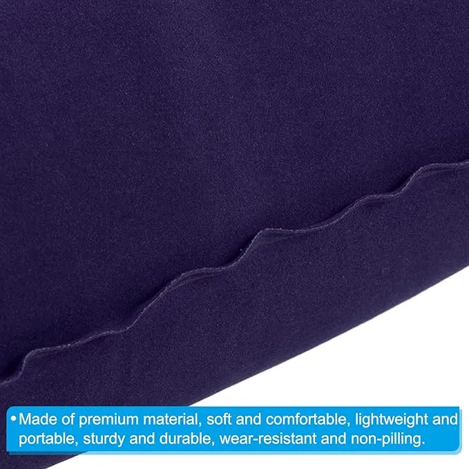 PATIKIL Inflatable Pillow, 3 Pack Ultralight Camping Travel Pillow Desk Rest Neck Support for Hiking Backpacking Office, Dark Purple