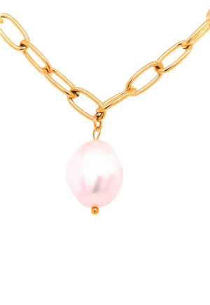 Pearl Link Chain Necklace