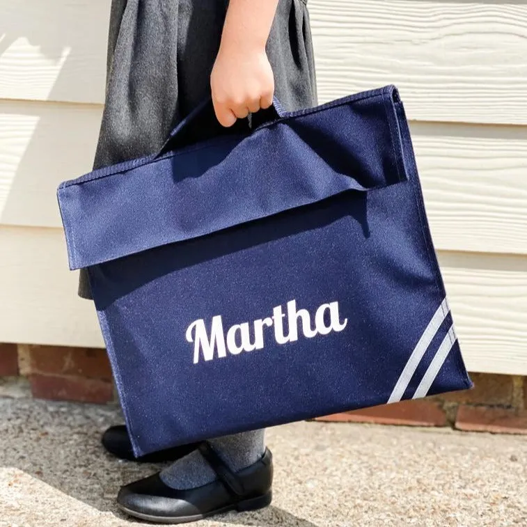 Personalised classic book bag - Print