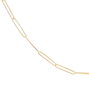 Petite Paperclip Anklet