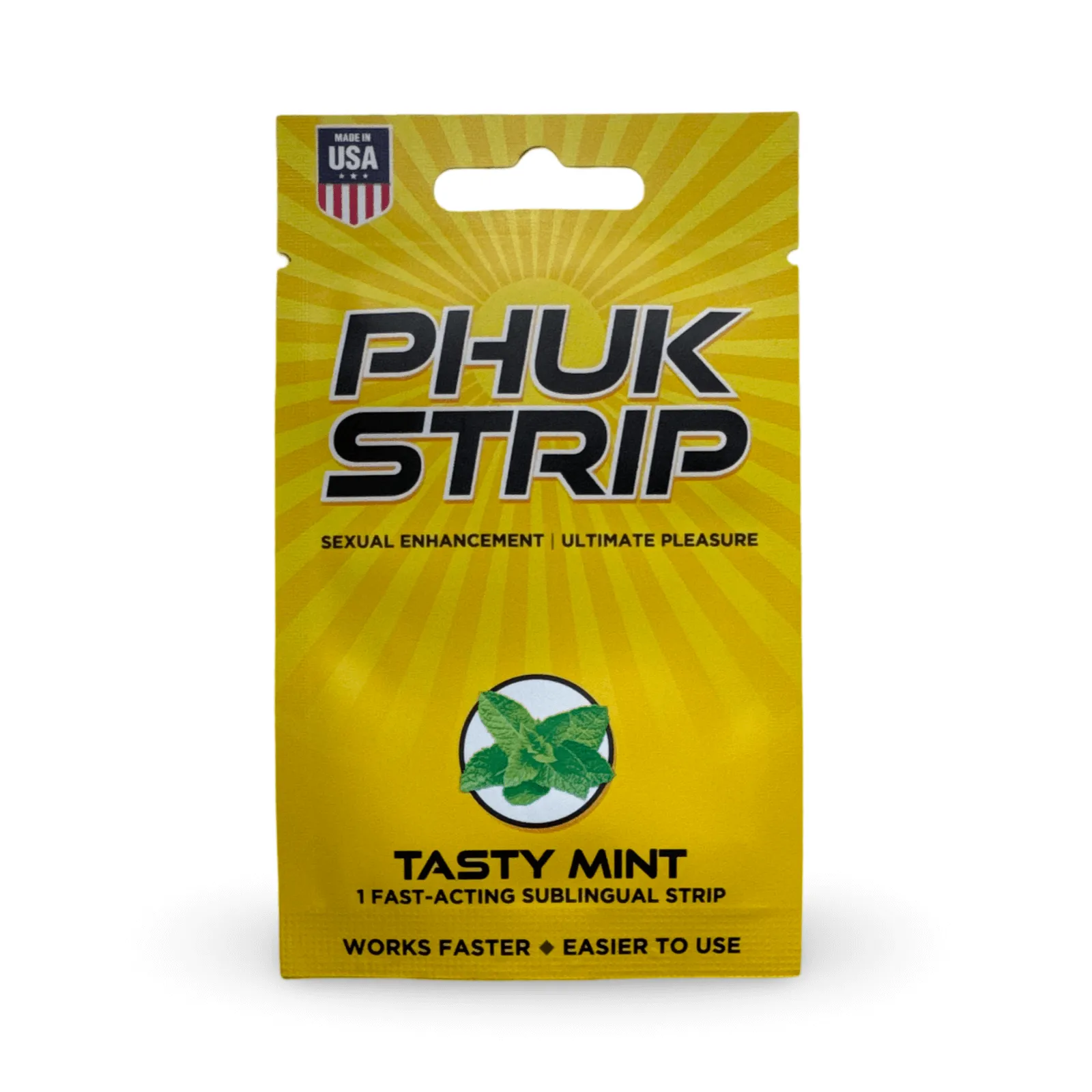 Phuk Strip Sexual Enhancement 3 pc Strips - Ultimate Pleasure Mint Sublingual Strip | Fast-Acting