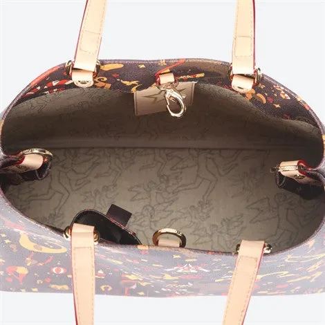 Piero Guidi Magic Circus - 14 x 9 in. Brown or Black Handbag