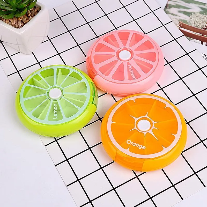Pill Organiser Case Box 3Colours 1PC
