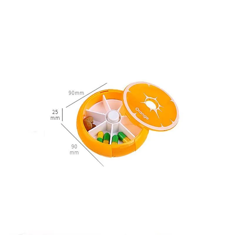 Pill Organiser Case Box 3Colours 1PC