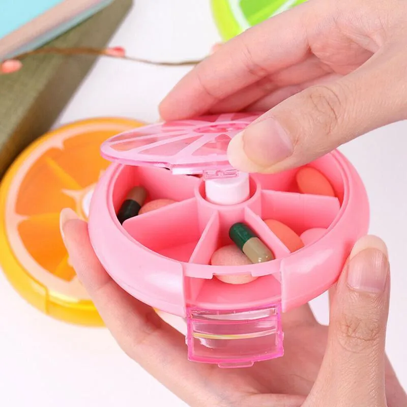 Pill Organiser Case Box 3Colours 1PC