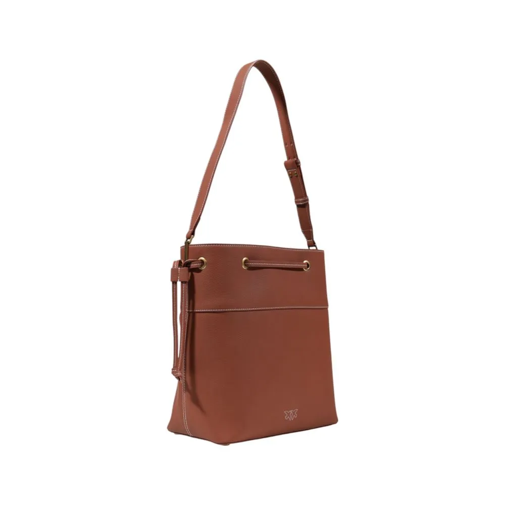 PINKO Red Leather Handbag