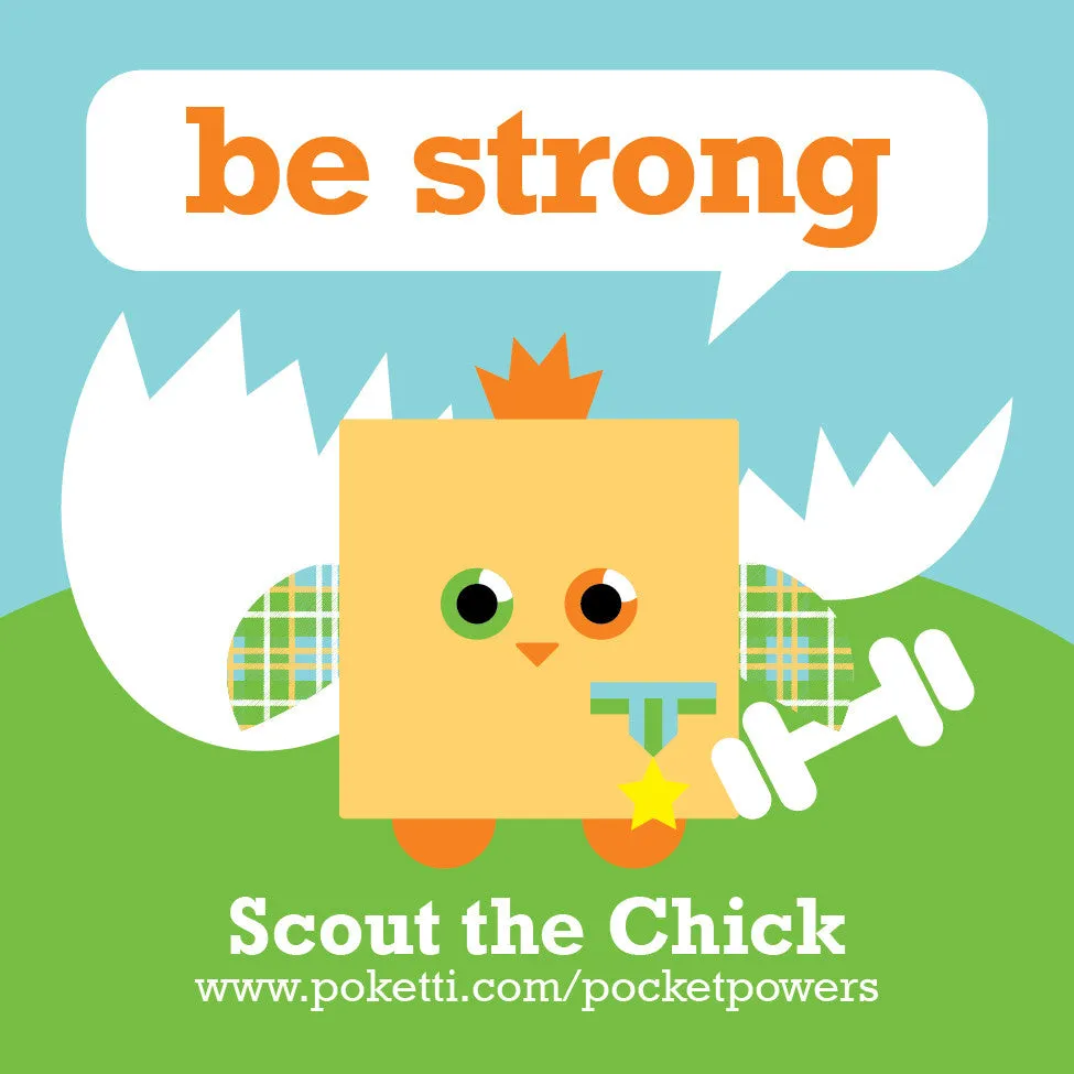 Poketti Plushies Series2 Scout the Chick