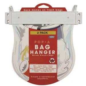 Pop-A-Bag Plastic Bag Hanger 2 Pack