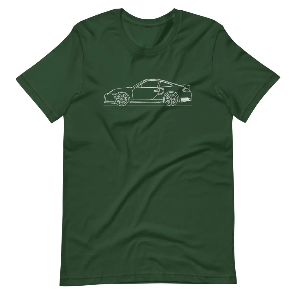 Porsche 911 996 Turbo silhouette T-shirt