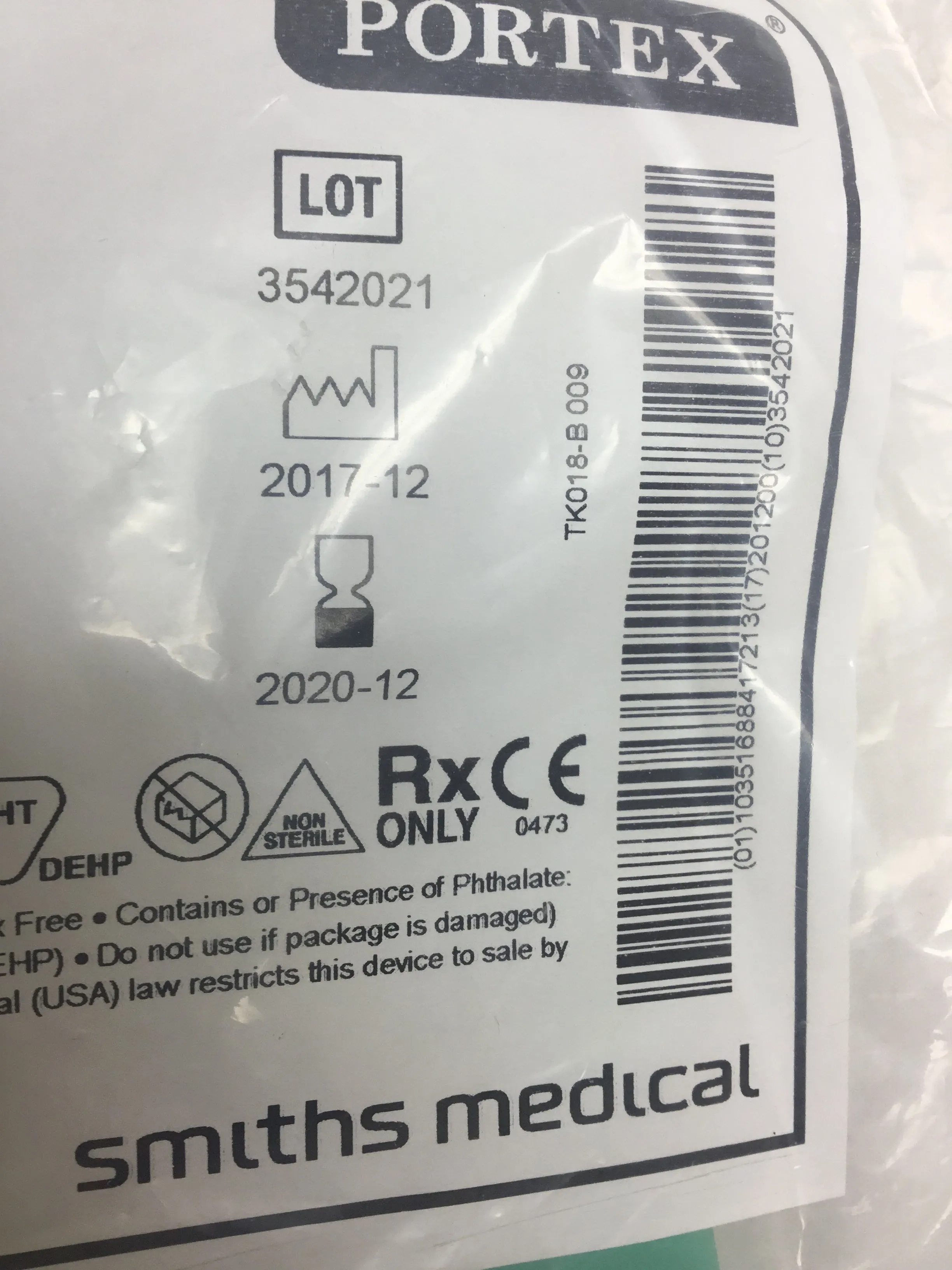 Portex Breathing Bag 3L