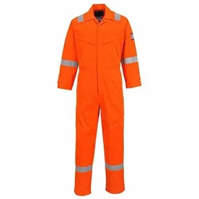 Portwest Inherent Flame retardant Anti Static FRAS Modaflame Hi Vis Coverall - MX28