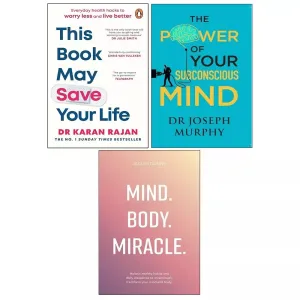 Power of Your Subconcious,This Book May Save Your Life,Mind Body Miracle 3 Books Set