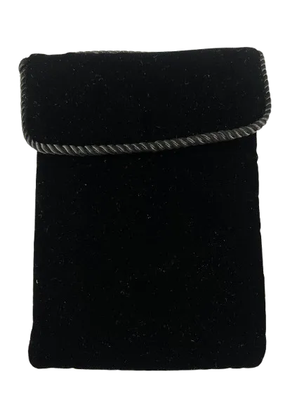 Principles Vintage Black Velvet Crossbody Bag
