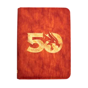 Printed Leatherette Book Folio Dungeons & Dragons 50th Anniversary