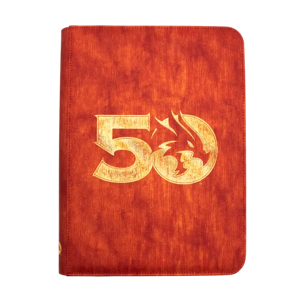 Printed Leatherette Book Folio Dungeons & Dragons 50th Anniversary