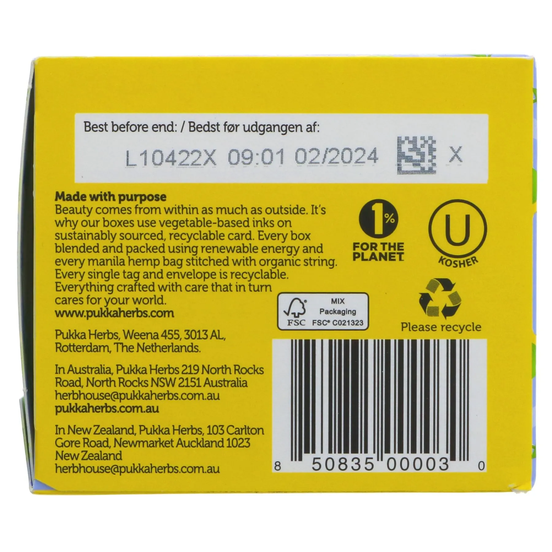 Pukka | Relax - chamomile, fennel, marshmallow | 20 bags